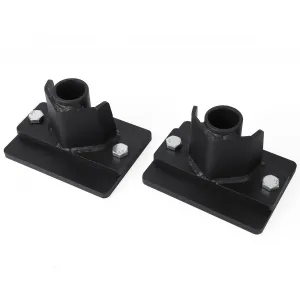 Two Hay Spear Connectors for 49" Stabilizer Spears - Grade 50 Steel, 7-Position Adjustable Width, Rust-Resistant, 3000lbs Capacity, Suitable for Agriculture