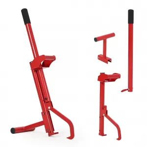 3-IN-1 Logging Tool Cant Hook Log Hauler Timberjack Carbon Steel Red Durable Versatile Firewood Harvesting