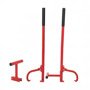 48" Cant Hook Logging Tool with Rubber Grip, Adjustable Heavy-Duty Steel Log Roller, Powder-Coated Carbon Steel, Ergonomic Handle, Forestry Logging