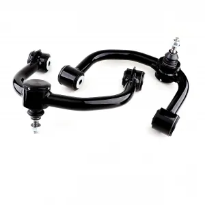 2pc Upper Control Arms W/Ball Joints, 2-4" Front Suspension kit Compatible with 2003-2022 Toyota 4Runner & 2007-2014 Toyota FJ Cruiser, Black Adjustable Tubular Control arm