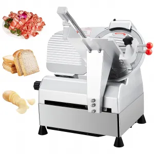 Automatic Meat Slicer, 800W Deli Slicer with 0-18mm Adjustable Thickness, 12" Stainless Steel Removable Blade,Food Slicer Machine for Meat Cheese Bread for Home/Commercial Use