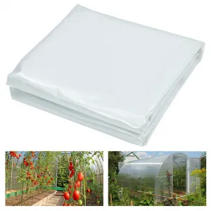 10ft x 25ft Greenhouse Film, UV Resistant Plastic Sheeting