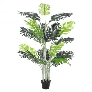 Artificial Palm Tree, 4.7 Feet Fake Tropical Paradise Palm Plant, Potted Faux Tree Floor Plant for Indoor Outdoor Home Office Living Room Bedroom Decor
