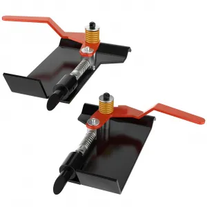 Universal Skid Steer Quick Attach Conversion Attach Adapter, Weld on Quick Attachment Plate, A Pair Skid Steer Quick Tach Attach Conversion Adapter Bobtach Box Plate Weld On QTK