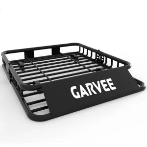 46"x36"x4.5" Universal Roof Rack Basket, Heavy Duty Luggage Carrier for SUVs and Trucks, Black, 200 LBS Capacity