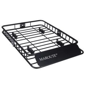 Roof Rack Carrier Basket Universal 51" X 36" X 5" Rooftop Cargo Carrier Basket Car Luggage Holder Universal for SUV Cars- 200 lb. Capacity (ROOF Basket)