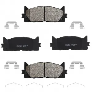 Front Brake Pads 4Pcs Premium Ceramic Replacement Brake Pad Set