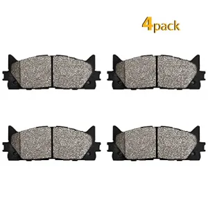 Front Brake Pads, 4Pcs Premium Ceramic Replacement Brake Pad Set for 2003-2017 Accord,2012-2019 Civic,02-16 CR-V,03-11 Element