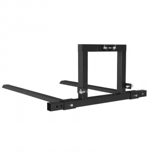 3 Point Hitch Pallet Fork, 1500 lbs Capacity Tractor Pallet Forks, 40” Adjustable Quick Hitch Attachments for Category 1 Tractor