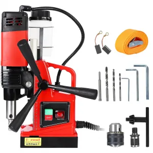 Magnetic Drill Press - 1300W 810RPM Portable Mag Drill, Magnetic Core Drilling Machine for Metal Working, Industrial Home Improvement