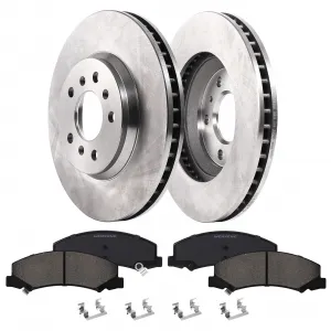 Front Brake Rotors And Pads Kit Replacement For Avalon Camry ES300H ES350 2007-2018 Ceramic Alloy Hardware