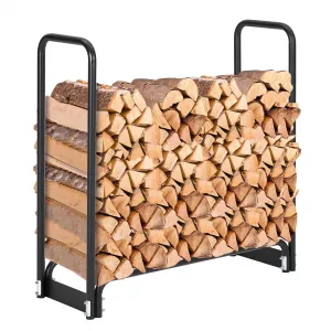 8FT Firewood Rack Outdoor Firewood Rack Outdoor with Cover