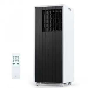 Portable AIr Conditioner - 8,000 BTU for Rooms Up to 350 Sq.Ft, Cooling & Fan Modes, 24-Hour Timer, Sleep Mode, Remote Control
