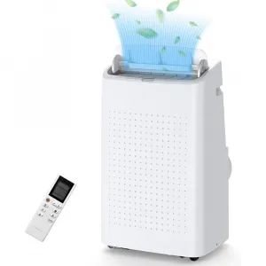 Portable Air Conditioner - 14000 Btu, 3-In-1 Cool/Fan/Dehumidify Modes With Remote Control, 24Hrs Timer/Sleep Mode, Portable Ac Unit, Suitable For Rooms Between 550-750 Sq.Ft