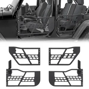 Off-Road Tubular Half Doors for 2021-2024 Ford Bronco 4 Door - Set of 4 Tube Half Door Guards