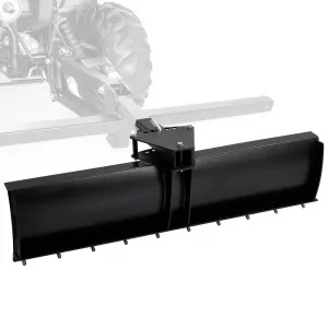 ATV/UTV 3-Position Blade, Impact Implements Scrape Blade, 5 Adjustable Angles, Universal Compatibility with 2 inch outer diameter Receivers, Driveway Grader, Dirt Ground Leveler, Snow Plow Kit