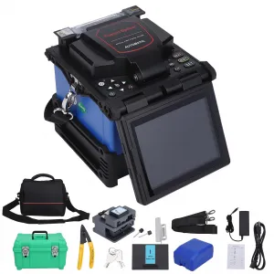 FL-118 Core Alignment Fiber Optic Fusion Splicer, 6 Motors, 7s Splicing, 12s Heating, FTTH