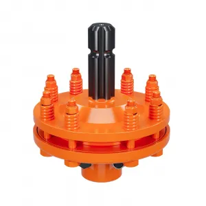 Tractor PTO Slip Clutch, 1-3/8" x 6 Spline (Both Ends) PTO Drive Line Accessory Friction Clutch,Carburized Steel Tractor Slip Clutch