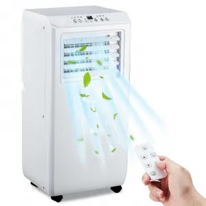 10000 BTU Portable Air Conditioner Unit -Air Conditioner Cools Up to 450 Sq.Ft with Cool, Fan and Dry Function, Dehumidifier & Fan Modes for Room Office Dorm Bedroom