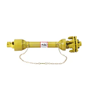 1-3/8" Pto Drive Shaft with Slip Clutch, 6 Spline Both Ends Pto Shaft, Series 4 Tractor Pto Drive Line Shaft,31.5"-41"Brush Pto Friction Shaft, Pto Shaft for Bush/Rotary Cutter/Finish Mower