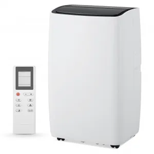 12,000 BTU Portable Air Conditioner - 3-In-1 Cooling, Remote Control, Fast Cooling for 550 Sq. Ft., Low Noise, Sleep Mode, and 24-Hour Timer