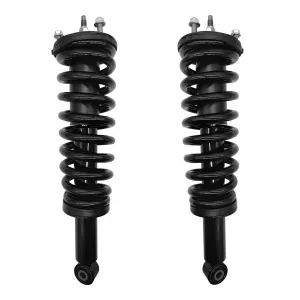 Front Left & Right Side Struts w/Coil Springs Shock Absorbers Compatible for 2000-2006 Tundra, Improved Stability, Easy Installation