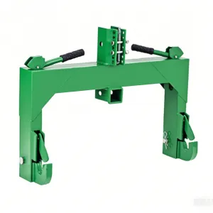 Upgraded 3-Point Quick Hitch Adapter, Fits Category 1 & 2 Tractors, 3000 lbs Capacity, 2" Receiver, 28" Lower Arm Width, 15-18" Adjustment