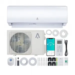 Mini Split AC/Heating System With WiFi, 36000 BTU 19 SEER 2 208/230V~, Suitable for 2500+ Sq. Ft