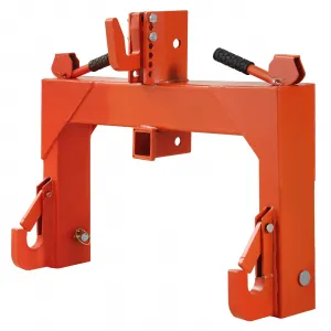 3 Point Quick Hitch 3000 LBS Lifting Capacity Tractor - Orange