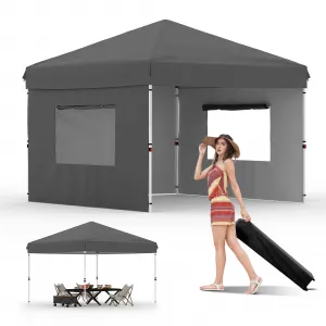 10'x10' Pop Up Canopy – Heavy Duty Easy Setup Tent for Events, Parties & Outdoor Use