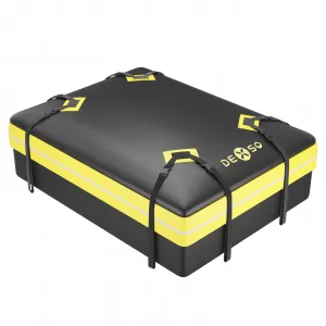 21 Cu Ft Cargo Carrier Bag Waterproof,Trailer Hitch Cargo Carrierheavy Duty Cargo Bag,Hitch Cargo Carrier Abrasion Resistant Vinyl Vehicle Soft-Shell Luggage Carrier