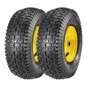 20x8-8-4PR Set of 2 Turf Tires with Wheels for Lawn Mowers - 18x8.50-8-4PR with Wheel