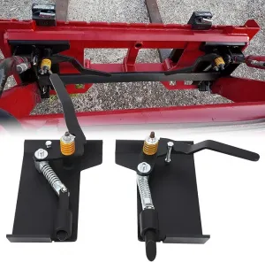 Universal Skid Steer Quick Tach Adapter - 3500LBS Capacity, Heavy Duty 50-Grade Steel, Rust-Resistant, Easy Installation, for Buckets, Plows, Forks, Trailers