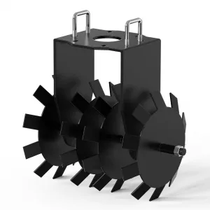 ATV/UTV Disc Harrow: Food Plot Equipment, Plow Scraper Blade, Improves Soil Quality and Crop Yield, Breaks Up Ground