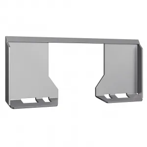 3/8" Skid Steer Attachment Plate, Universal Quick Attach Mounting Plate for Bobcat Kubota Tractors