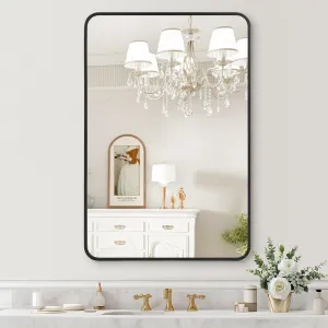 HD Eco-Friendly Bathroom Mirror – 40x30 Inch Vanity Mirror + Crystal-Clear Vision + Versatile Frame + Easy Installation + Explosion-Proof + Custom Sizes + Bathrooms