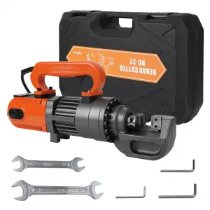 1350W Electric Hydraulic Rebar Cutter 4-25mm, 5S Cut - RC-22