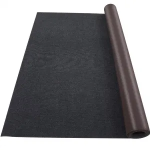 Black Marine Carpet, 6FT x 23FT Boat Carpet Rug, Waterproof Indoor/Outdoor Rug with TPR Non-Slip Backing for Patio Deck, Camping, and Outdoor Use