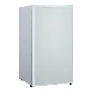Mini Fridge With Freezer - 4.3 Cu.Ft, Adjustable Thermostat, Reversible Single Door, Ideal for Dorm, Office, Rv, Garage, Apartment, White
