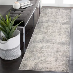 Long Hallway Runner Rug 2'3"x7'3" Non-Slip Kitchen Carpet Gray, Modern Abstract Indoor Stain Resistant Accent