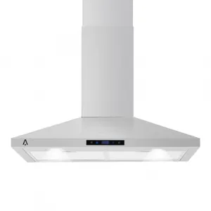 30 Inch Wall Mount Range Hood 265 CFM, Touch Control, LED