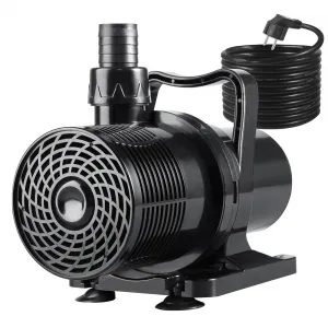 130W 3700GPH Submersible Water Pump, Pond Pump 31Ft Lift Height, Submersible Pump Pond with Power Cord 16Ft, Perfect for Waterfall, Water Fountain, Aquarium, Hydroponic