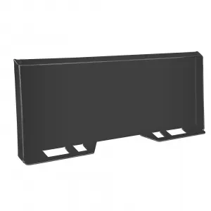 1/2" Universal Quick Attach Plate, Skid Steer Plate, Grade 50 Steel, Anti-Rust Surface, Compatible with Kubota Bobcat Tractors