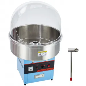 Electric Cotton Candy Machine - 980W Commercial Floss Maker w/Stainless Steel Bowl, Sugar Scoop, Drawer, Perfect for Home, Carnival, Kids Birthday, Family Party