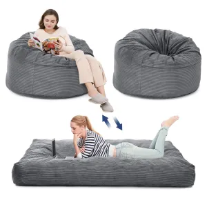 Bean Bag Chairs, Convertible Bean Bag Chair from Bean Bag to Mattress for Home Living Room