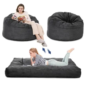 Bean Bag Chairs, Convertible Bean Bag Chair from Bean Bag to Mattress for Home Living Room