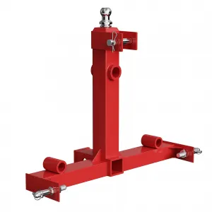 3 Point Trailer Hitch with 2" Receiver, 3000 lbs Capacity Tow Hitch with Trailer Gooseneck Ball for Category 1 Tractor