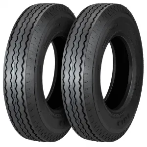 ST205/75D15 6PR Trailer Tires, 6PR Load Range C, 15in Fuel-saving Designed Trailer Tires 205 75 15 for Travel/Camper/Landscape/Cargo/Utility/Boat/Horse/Farm/Hauler Trailer(Pack of 2)