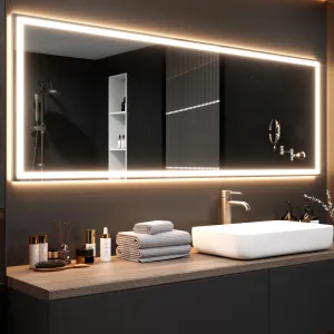 DEIALHOUSE Full-Length Mirror with LED Light 71 * 28"