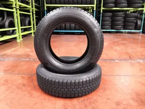 Pair of ST175/80D13 Trailer Tires with 175 80 13 Size, 6-Ply Load Range C, Scuff Guard, 6mm Tread Depth